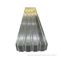 Corrugated galvanized steel sheet for roofing